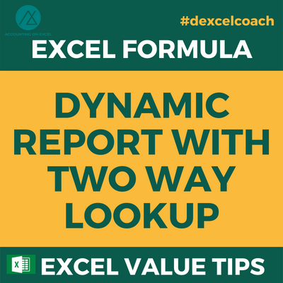 two way lookup dynamic report