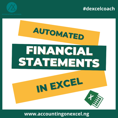 Financial Statement Excel Template